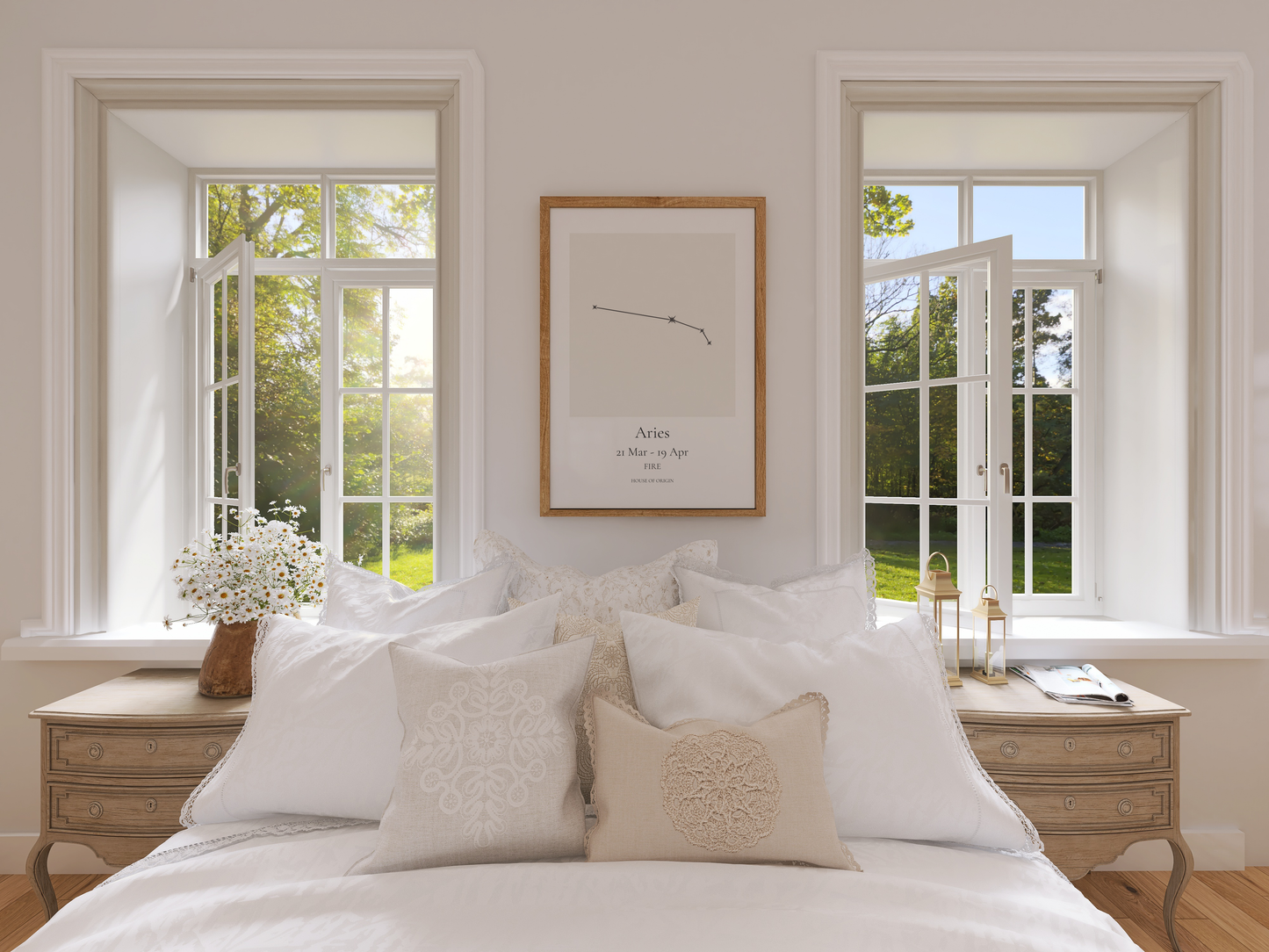 Aries Zodiac Constellation Wall Art